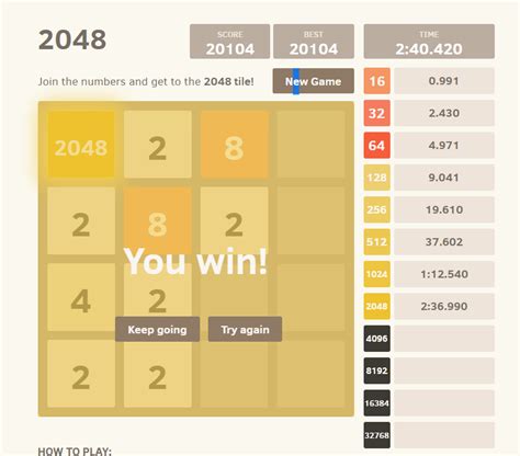 Hacking 2048 be like... : 2048