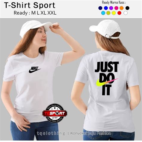 Jual BAJU Olahraga WANITA KAOS SENAM Fitnes Cewek PAKAIAN Lari Gym NK04