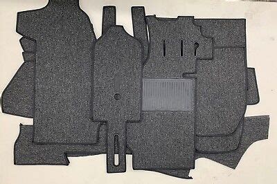 Porsche German Square Weave Carpet Kit Charcoal With