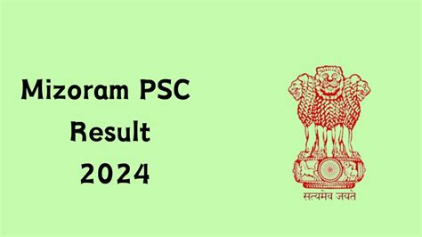 Mizoram Psc Result Announced Direct Link To Check Mizoram Psc