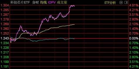 科创板芯片股大涨，科创芯片etf涨近5 每日经济网