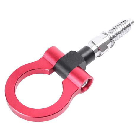 Auto Front Rear Red Racing Tow Hook Ring Fit Universal BMW Red EBay