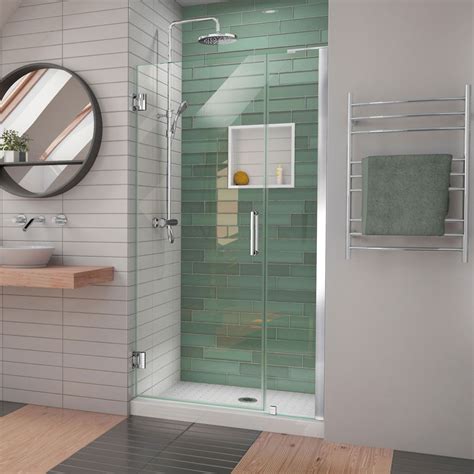 Dreamline Dreamline Unidoor Ls 40 41 In W X 72 In H Frameless Hinged