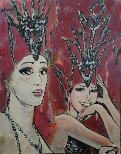 Peinture Le Cabaret Ou Le Sourire De Jeanne