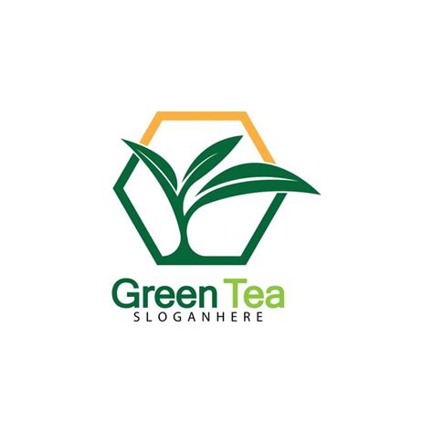 Premium Vector Green Tea Leaf Logo Vector Icon Illustration Design