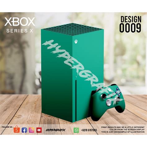 Xbox Series X Sticker Skin Colour Design 0009 Shopee Malaysia