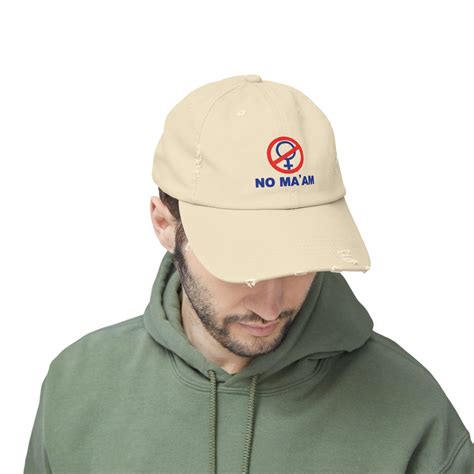 No Maam Distressed Cap Al Bundy Store Hats