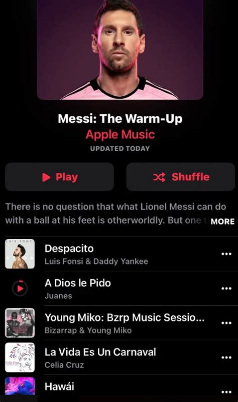 Lionel Messi Compartió Su Playlist De Música Para Entrenar Peso Pluma