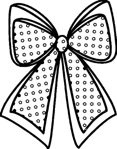 Bow Coloring Sheet