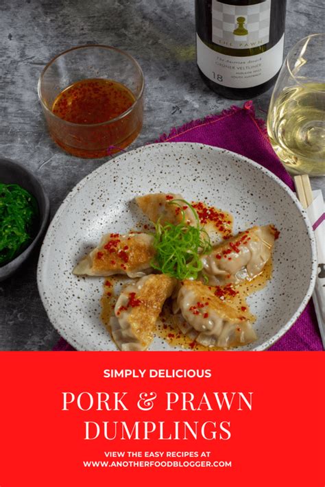 Pork Prawn Dumplings Anotherfoodblogger