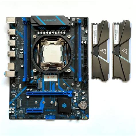 Kit Placa Mãe Huananzhi X99 qd4 Xeon 1650v4 2x 8gb Rgb Frete grátis