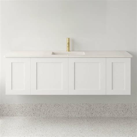 Sarah Crystal Pure Mila Wall Hung Vanity Unit The Build By Temple