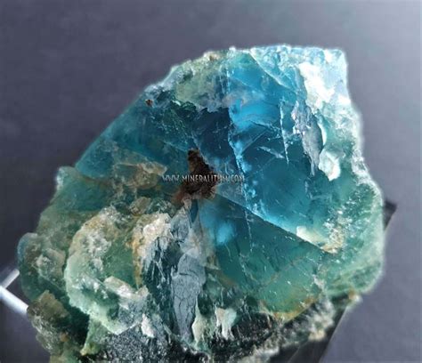 FLUORITA VERDE AZUL MINERALITUM Exclusive Minerals Tienda Minerales