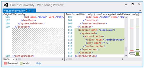 Asp Net Web Deployment Using Visual Studio Web Config File