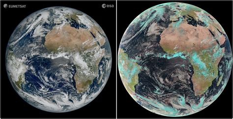 Primele Imagini De La Meteosat Satelitul Meteorologic Al Europei