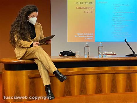 Chiara Frontini Presenta Il Sondaggio Di Viterbo Tusciaweb Eu