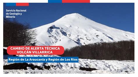 Alerta Naranja en el Volcán Villarrica en Chile genera Evacuaciones