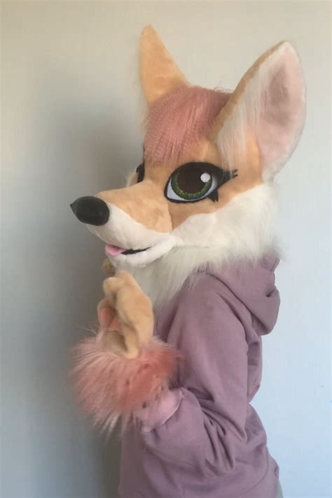 Fennec Fox Fursuit Partial Fox Fursuit Head Premade Fursuit Etsy