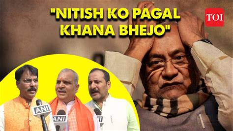 Maafi Maangne Se Kaam Nahi Chalega Bihar Leaders Slam Nitish Kumar