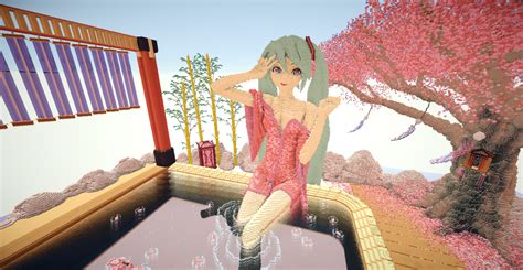 Hatsune Miku Hot Spring Minecraft Map