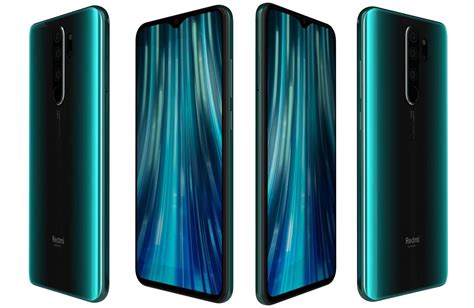 Xiaomi Redmi Note 8 Pro Deep Sea Blue 3D Model By Rever Art