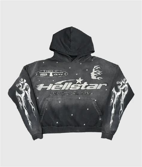 Hellstar Racer Hooded Vintage Black Discount Available