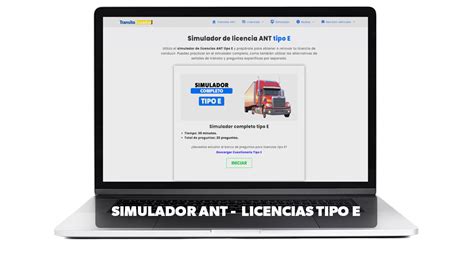 Simulador De Ant Licencia Tipo E