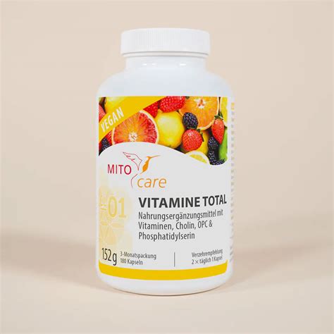 MITOcare Vitamine Total Online Kaufen 180 Kapseln