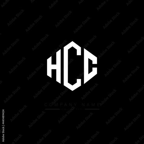 HCC letter logo design with polygon shape. HCC polygon logo monogram. HCC cube logo design. HCC ...