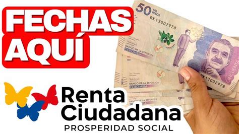 Fechas De Novedades Para Próximo Pago De La Renta Ciudadana 2023 Jey