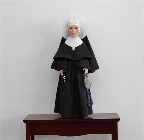 19 Blessings Nun Doll With Stand Sisters Of The Holy Etsy