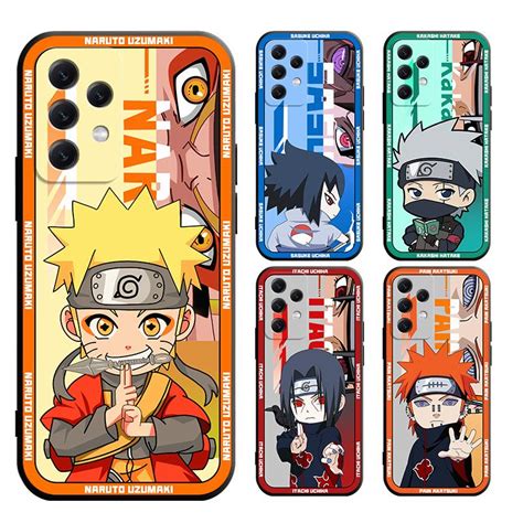 Capa Flexível Em Fosca Estampa De naruto Para samsung A24 A14 A34 A54