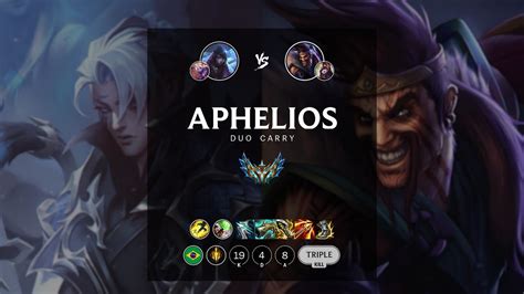 Aphelios ADC Vs Draven BR Challenger Patch 12 16 YouTube