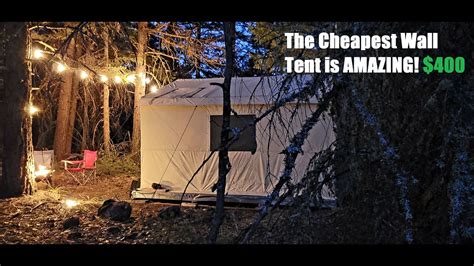 Ozark Trail Wall Tent Setup And Platform Build Homesteading Day One