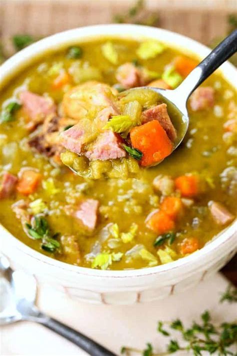 Split Pea Soup With Ham Mantitlement