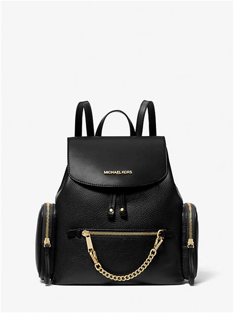 Jet Set Medium Pebbled Leather Backpack Michael Kors