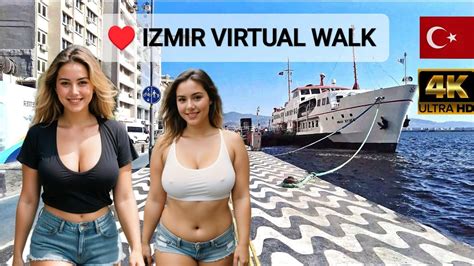 4K Turkey Travel Izmir City Tour Alsancak Virtual Walk Jul 10 2024