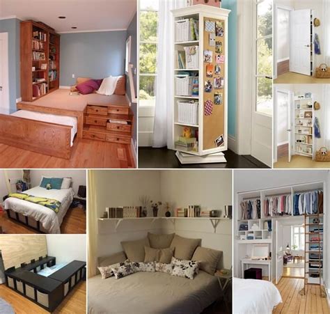 clever storage ideas   small bedroom