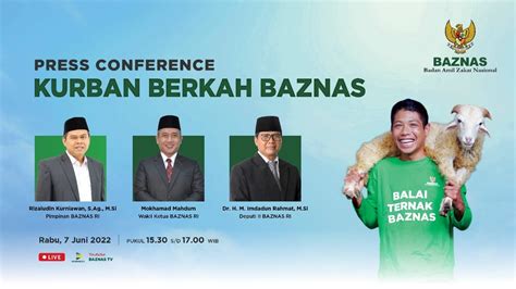 Press Conference Kurban Berkah Baznas Youtube