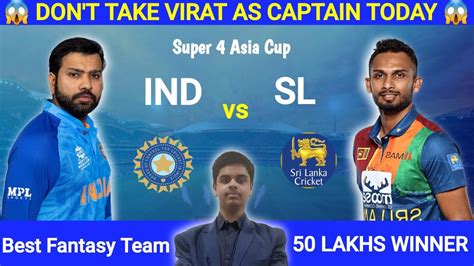 Ind Vs Sl Dream11 Team Prediction Ind Vs Sl Dream11 Team Of Today