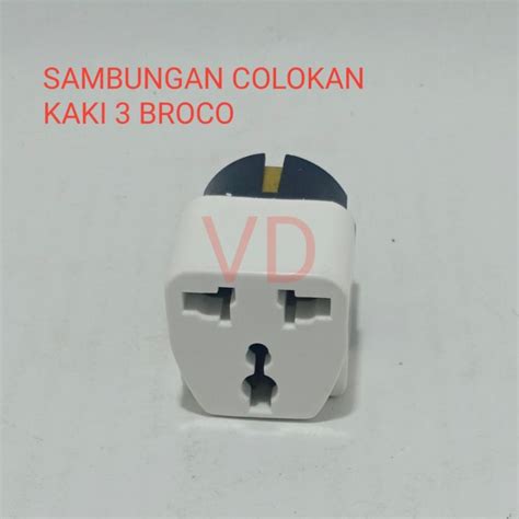 Colokan Universal Broco Sambungan Colokan Kaki Colokan Universal