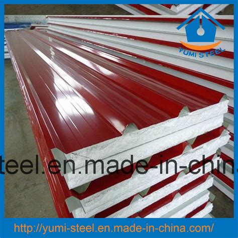 High Quality Color Steel Insulated Eps Sandwich Panel For Wall Roof