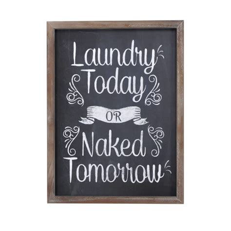 Laundry Today Or Naked Tomorrow Sign For Laundry Room Decor And