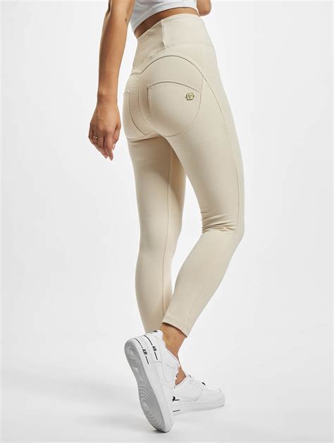 Freddy Damen Legging Wrup High Cotton 78 In Beige 887226