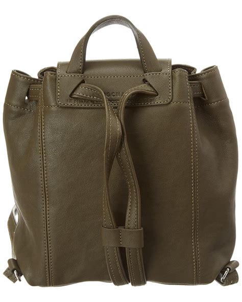 Longchamp Le Pliage Cuir Xs Leather Backpack In Green Lyst