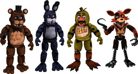 Withered Classic Animatronics By Livingcorpse7 On Deviantart