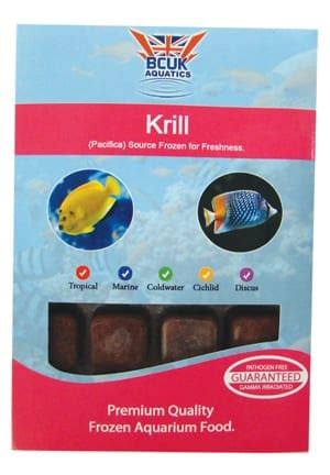 Frozen Krill Pacifica 100g For Sale At Shirley Aquatics UK