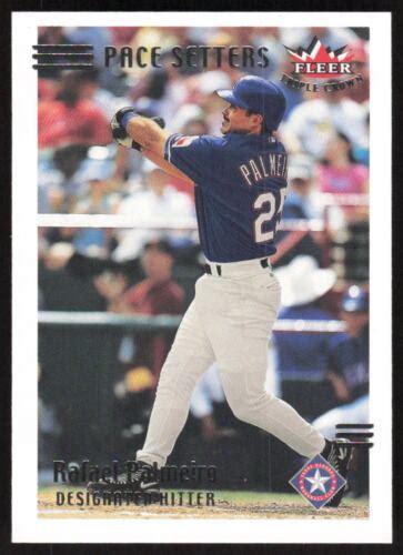 2002 Fleer Triple Crown Rafael Palmeiro 252 Texas Rangers EBay