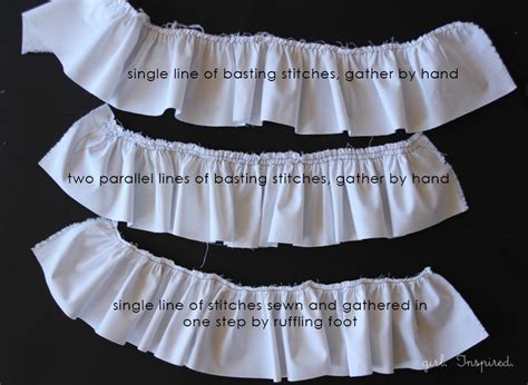 How To Sew A Ruffle Multiple Methods Girl Inspired