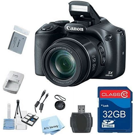 Canon Powershot Sx530 Hs Digital Camera With 32gb Memory Card And Starter Kit International